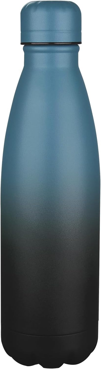 OWS 17oz Insulated Water Bottles Bulk 1/2/4 Pack, Metal Sports Water Bottles, Double Wall Vacuum BPA-Free Flask for School, Sports(indigo black 1pc)