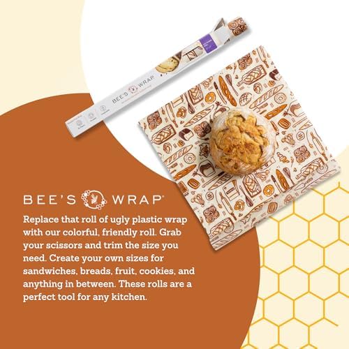 Bee's Wrap Beeswax Wrap Roll, 14 x 52 in - Bakery Lane - Image 7