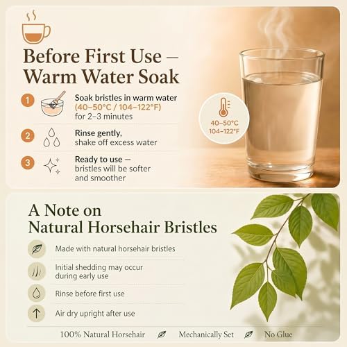 Horsehair Bamboo Toothbrush 10 Pack Plastic Free Numbered Set - Image 3