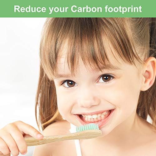 Boao 40 Pieces Bamboo Toothbrushes Charcoal Toothbrush Bamboo Toothbrushes with BPA-Free Nylon Bristles(Multi-Color) - Image 7