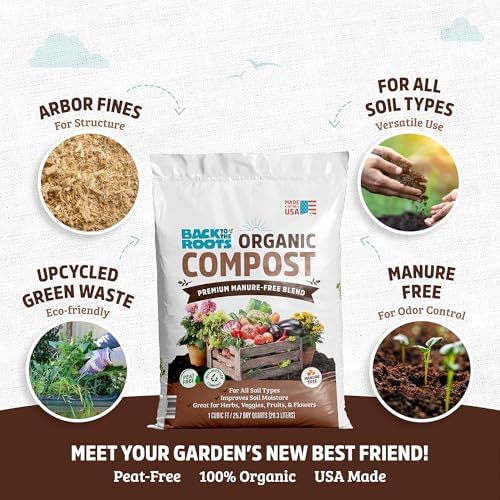 Back to the Roots 25.7qt (1 Cubic ft) Organic Premium Compost - Image 2