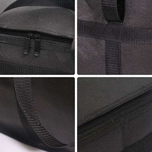 DIOMMELL XL Insulated Reusable Grocery Bags with Sturdy Zipper Reinforced Bottom & Handles, Foldable Washable Heavy Duty Cooler Totes for Hot or Cold Food Delivery, Groceries, Travel, Shopping - Image 4