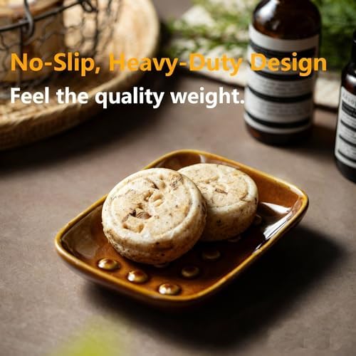 Miamolo Soap Dish for Shower, Soap Holder with Raised Pattern Keep Soap Dry - Image 3