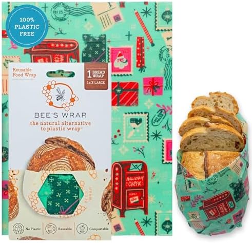 Bee's Wrap Beeswax Bread Wrap - Season's Greetings by BeesWrap