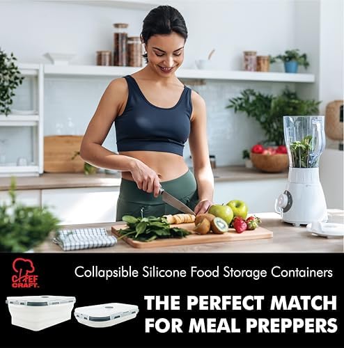 Collapsible Silicone Container Set 4 pc - Image 5