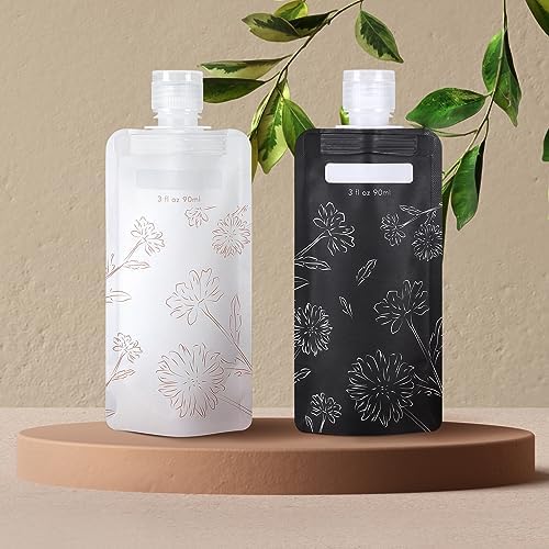 PACKISM 24 Pack Travel Pouches for Toiletries - 90ml 3 oz Liquid Containers - Image 6