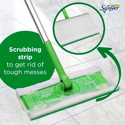 Swiffer Sweep + Mop, Wet Pads Refill, Floor Cleaner for Dirt, Dust, Hair, Cleaning Cloths for Mopping Home, Bathroom, Kitchen, All Purpose Multi-Surface Floor Wipes, Lavender, 24ct - Image 4