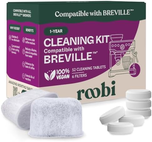 Roobi Breville Compatible Espresso Machine Cleaning & Maintenance Kit by Roobi