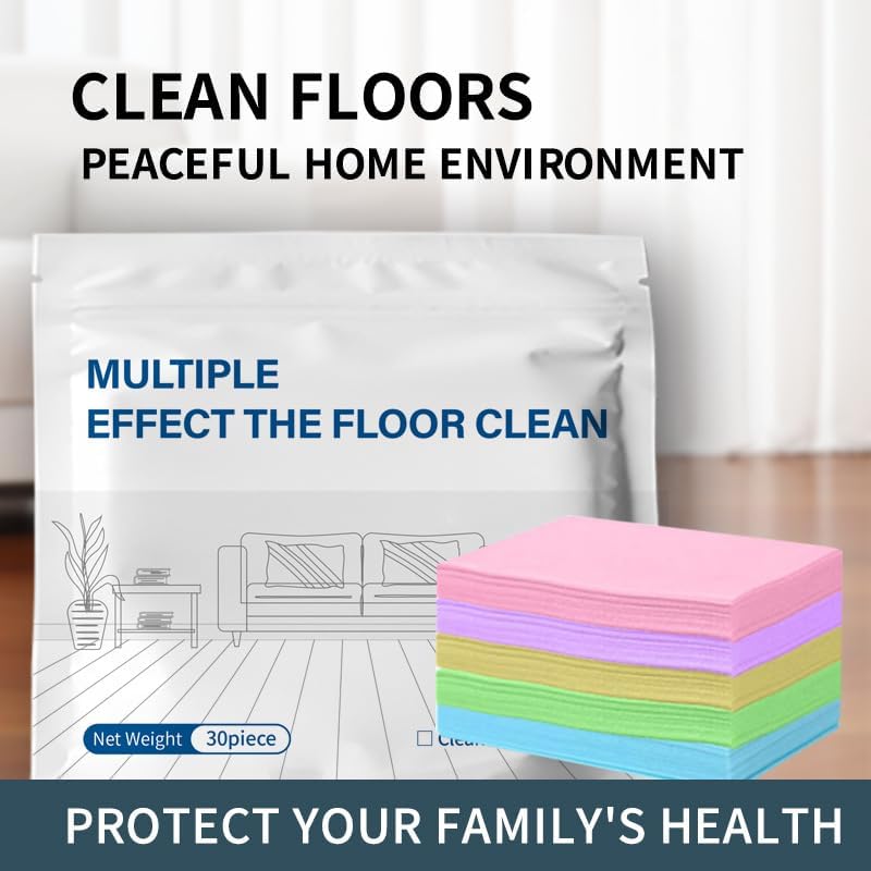 Multiple Effect the Floor Clean, 100 Piece Floor Cleaning Tablets Multi-surface, Multi-surface FloorCleaning Tablets, FloorCleaningTablets for Mopping (Yellow) - Image 2
