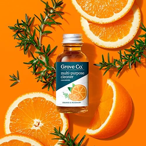 Grove Co. Multi-Purpose Cleaner Refills, 6 x 1fl oz, Orange & Rosemary - Image 2