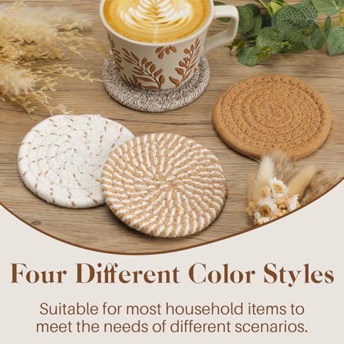 House Warming Gifts New Home,New Home Gift Ideas,Rustic Farmhouse Housewarming Gifts Set with Wooden Door Wreaths,Throw Blanket,Measuring Spoons & Coasters,Closing Gift for House Buyers - Image 5