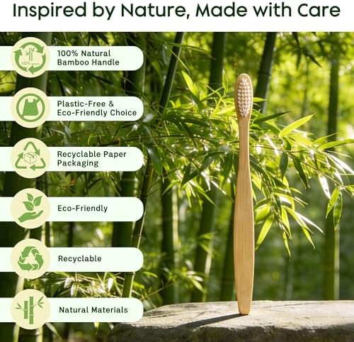 10 Pack Bamboo Toothbrushes Kit, Disposable Travel Toothbrushes with Toothpaste (6g), Individually Wrapped Guest Dental Kit for Hotel Amenities, Airbnb Hosts, Travel & Camping - Image 4
