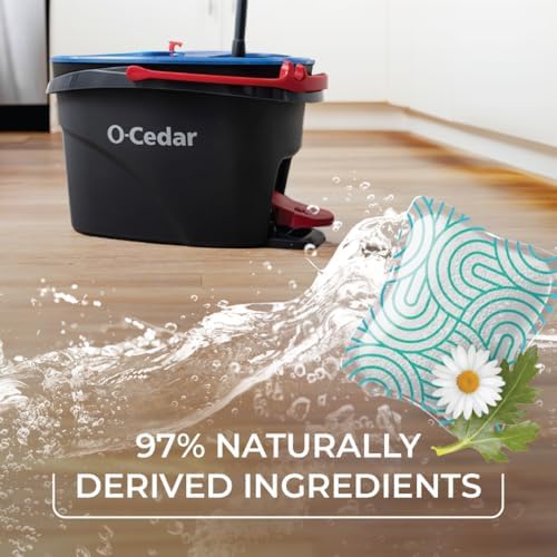 O-Cedar PACS Floor Cleaner, Spring Fresh Scent – 24 Count | Enzyme-Powered Pods for Streak-Free Cleaning on Wood, Tile & Laminate Floors - Image 3