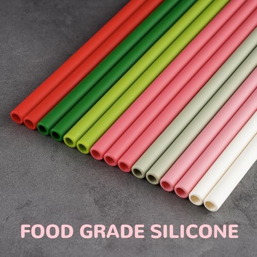 Tomorotec 15PCS Silicone Drinking Straws Fit for Stanley 40oz 30oz Tumbler - Image 2