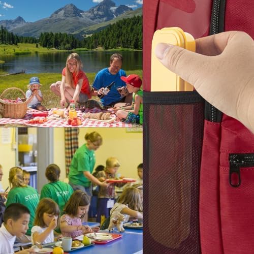 4 Sets Reusable Utensils Set with Case,Camping Cutlery Set Travel Silverware Set with Case Lunch Utensils Set for Work,Utensil Sets for Lunch Picnic Daily Use Outdoor (Yellow) - Image 6