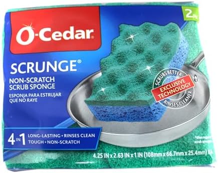 O-Cedar Multi-Use Scrunge Scrub Sponge (Pack - 18) - Image 3