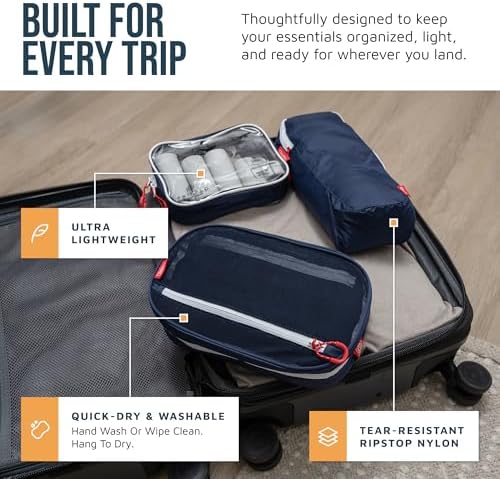 TRIPPED Travel Gear 3-Piece Travel Toiletry Bag Set - Image 2
