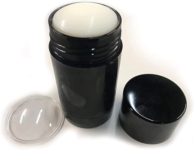 10 Pack 75ml Empty Round Deodorant Containers Twist Up Filling Stick Deodorant Container 2.5 Oz Plastic Deodorant Bottles Refillable Lip Balm Tube for Lipstick Crayon Chapstick DIY Make Own Deodorant(Black) …