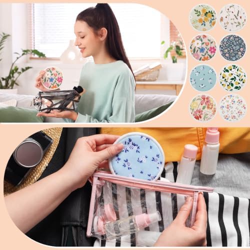 Fanfanwin 24 Pcs Reusable Makeup Remover Pads 4" Microfiber Makeup Cloths - Image 5