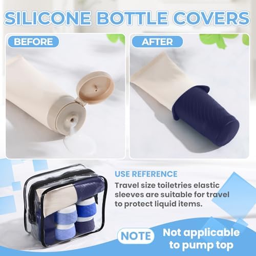 Silevoler 16Pack Travel Bottles for Toiletries, Bottles, Jars, and Covers - Image 6