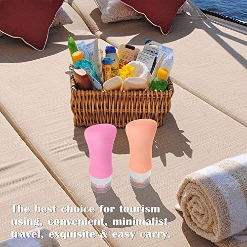 4 Pack Travel Bottles, 3oz Leak Proof Accessories Containers Size Toiletries,Travel Shampoo and Conditioner Bottles, Fun Outdoors 9 Pieces - Image 5