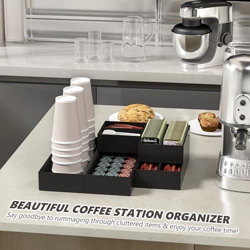 Bamboo Kitchen Drawer Organizer, 2-Pack, 9" x 3" x 2.5", Black - Image 6
