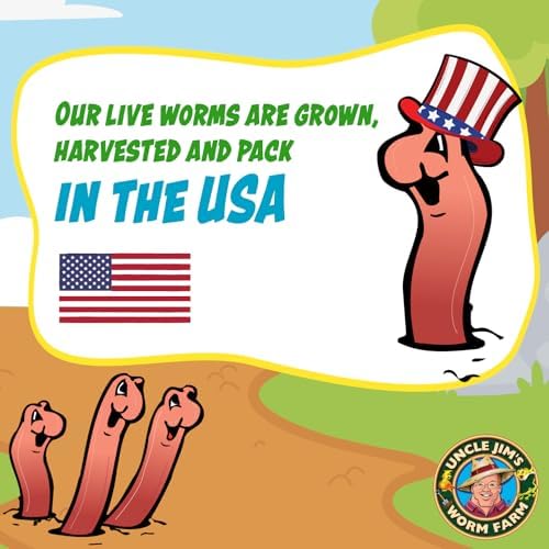 Uncle Jim's Worm Farm 1000 Count Red Wiggler Composting Worms Mix for Garden Soil or Fishing | Pack of Compost Worms Improves Soil Structure and Quality for Healthier Gardens - Image 6