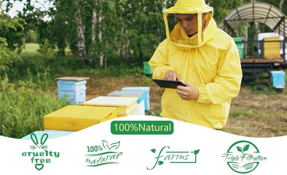 Beeswax Pellets 1 lb, Triple Filtered Pastiles for Candle Making, Natural Beeswax for Beeswax Wraps & Pine Resin Food Wraps, Wax for Candle Making, Stamps, DIY Projects. - Image 7