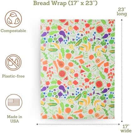 Bee's Wrap Beeswax Bread Wrap - Garden Party - Image 4