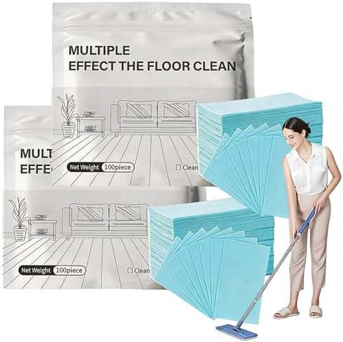 Multi-surface Floor Cleaning Tablets, 200PCS Floor Cleaning Tablets Multi- Surface Cleaner, Free Shine Floor Cleaner Tablet, Multiple Effect the Floors Clean, Concentrated Cleaner for Hardwood, Tile by Unknown