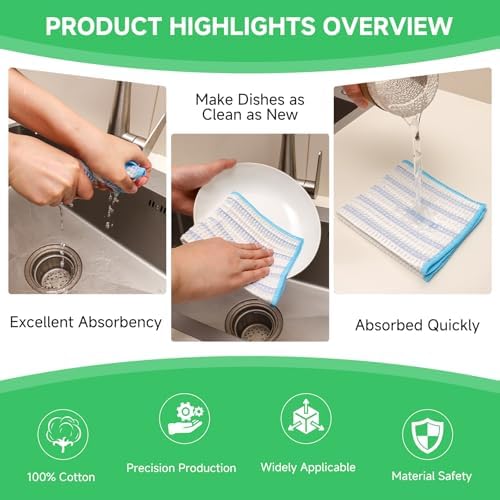 15Pcs Micro Wood Fiber Cleaning Cloths, Cleaning Rag for Home, 11.5"x11.5" - Image 5
