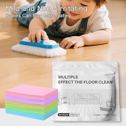 Multi-Effect Floor Clean Tablets,100 Piece Floor Cleaning Tablets Multi-Surface Cleaner for Hardwood Laminate Tile & RV Walls Maintenance, Water Concentrated Cleaner (Osmanthus 2Bag) - Image 3