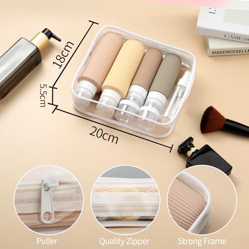 Mrsdry 16 Pack Travel Bottles for Toiletries, Large 6oz Silicone Travel Containers, Leak Proof Refillable Liquid Shampoo And Conditioner Travel Essentials - Image 5