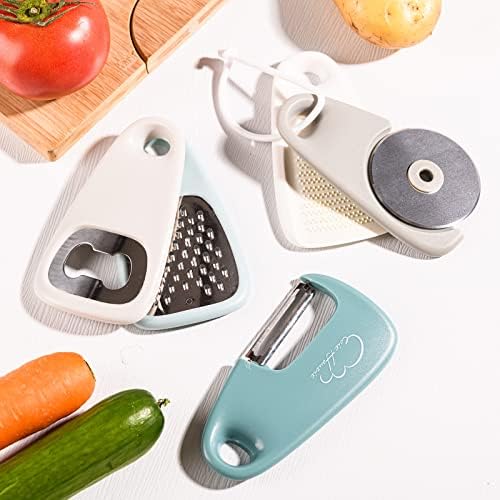 Kitchen Gadgets Set, Stackable for Saving Space, Blue, 5 Pieces - Image 6