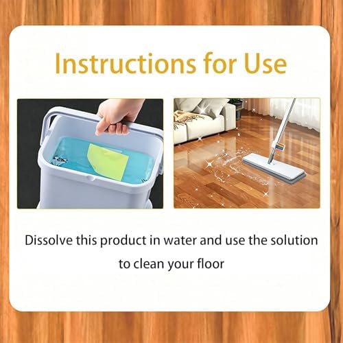 Floor Cleaner Mopping Dissolvable – Multi Surfaces Effect Clean, Tablets Home Kitchen Office, Dorm Bedroom Entryway Apartment Rental | Mopping - Dissolvable Multi-Surfaces Multi Effect Floo - Image 3