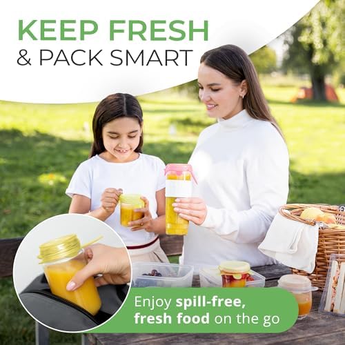 Orblue Silicone Stretch Lids 6-Pack Small for Fresh Food Storage - Seal in Flavors, Keep Food Fresh and Reduce Waste Yellow - Image 6