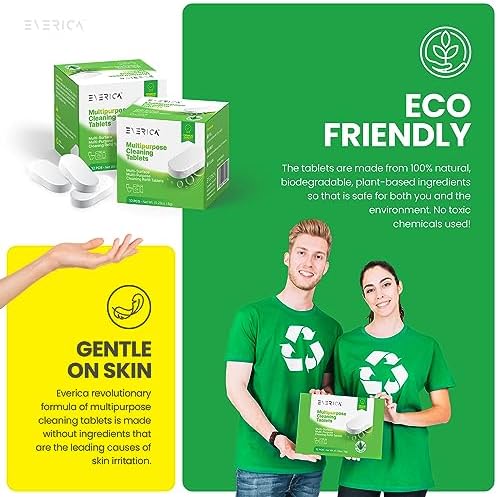 Multipurpose Cleaning Tablets - Powerful All-Purpose Cleaner for Water Bottles Surfaces - Eco-Friendly and Gentle - 12 Pack Aloe Scented Refill Tablets - for Home Kitchen Office and Vehicles - Image 7