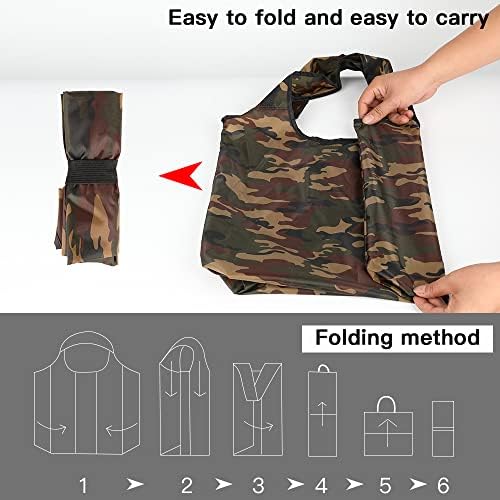 Aricsen Durable Mixed Color Reusable Grocery Bags with Handles, 20 Pack - Image 4