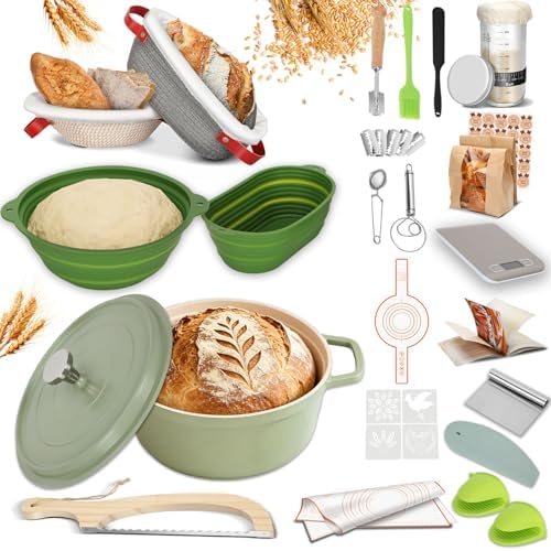 Upgraded All-Inclusive Sourdough Starter Kit Bread Baking Kit For Beginners by Yendseskitchen