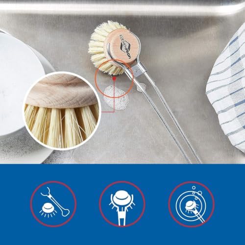 Küchenprofi 4-Pack Replacement Brush Heads for Classic Dish Washing Brush - Image 4
