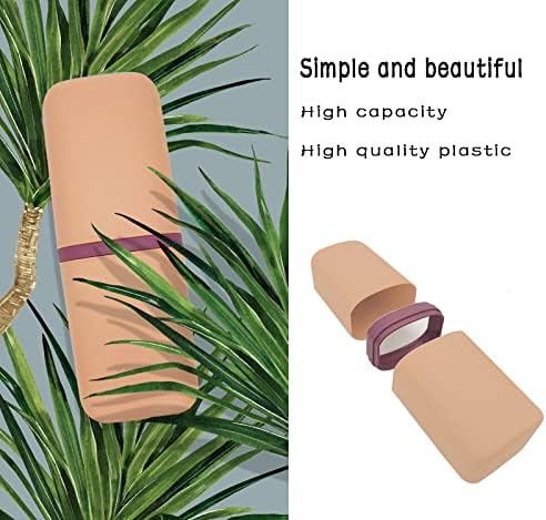 SietDESEO Travel Toothbrush Holder, Toothbrush Travel Case Portable Toothbrush Travel Container Travel Toothbrush & Toothpaste Holder for Camping School Business Trip Bathroom - Image 3