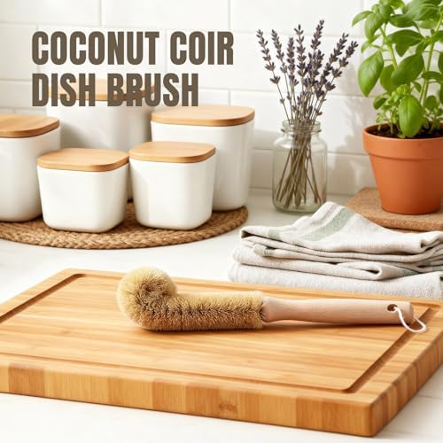 Bottle Brush Cleaner with Long Beech Wood Handle, Scratch-Safe, L-Shaped Design for Cleaning Coffee Mugs, Mason Jars, Thermos, Glass Bottles, Beer Bottles, Wine Bottles, and Baby Bottles - Image 6