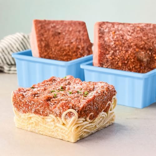 Silicone Freezer Tray for Soup Ice Cubes: 2-Cup Freezing Trays with Lid for Meal Prep - 4Pack Silicon Soup Portion Freeze Tray Make Stock Souped Ice Cube - Image 7