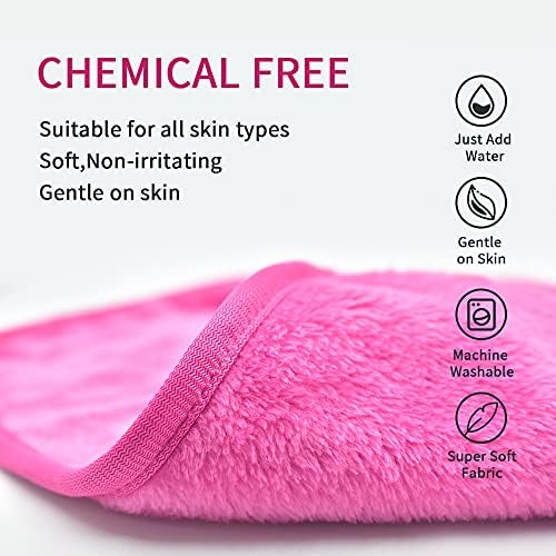 UWEME Makeup Remover Cloths 4 Pack: Reusable and Fast Dry Face Wash Cloth - Image 6