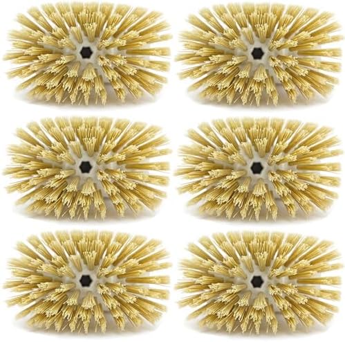 Dish Brush Refill Head for OXO Soap Dispensing Dish Brush, 6 Pack Khaki by Unknown