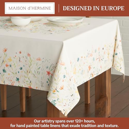 Maison d' Hermine Table Cloth Rectangle Table Reusable 100% Cotton 70"x90" - Image 2