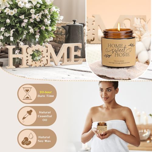 House Warming Gifts New Home,Housewarming Gift,New Home Gifts Ideas,Realtors Closing Gift for House Buyers,Home Sweet Home Bamboo Serving Board for Couple Women Men - Image 3