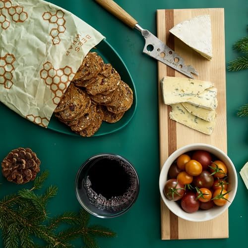 Bee's Wrap Beeswax Food Wraps, 3 Large Pack - Honeycomb - Image 6