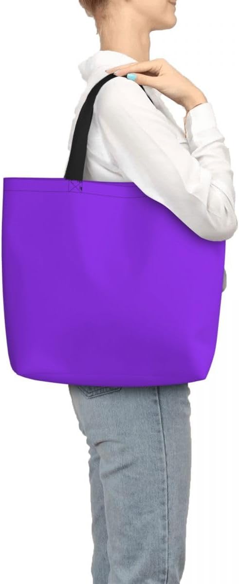 Custom Large Black Tote Bag With Pocket Extra Large Reusable Grocery Bags