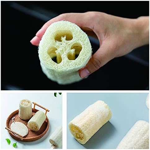 Natural Loofah Sponge, Organic Luffa Body Scrubber Bath Exfoliating, 5 inch - Image 5